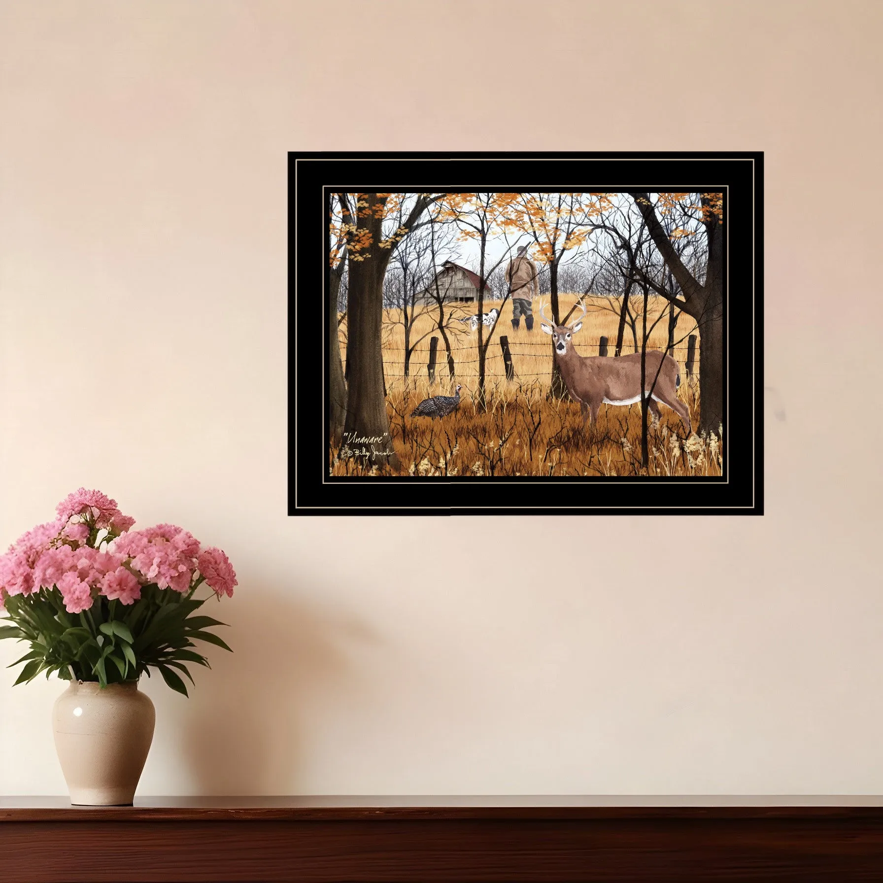 Unaware 2 Black Framed Print Wall Art Mirrored Wall Decor Cheap