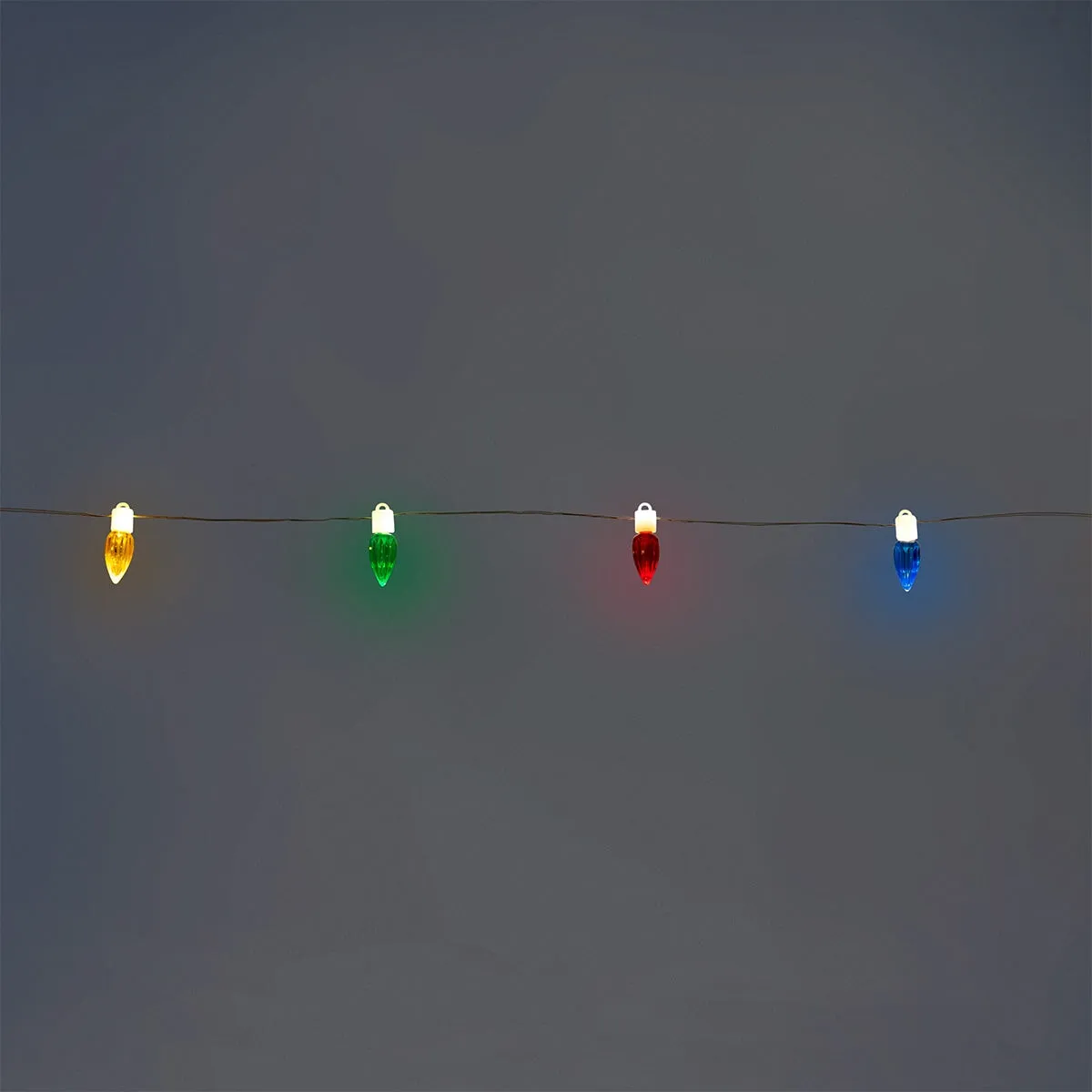 Usb string lights with multi-coloured bulbs - 440 cm