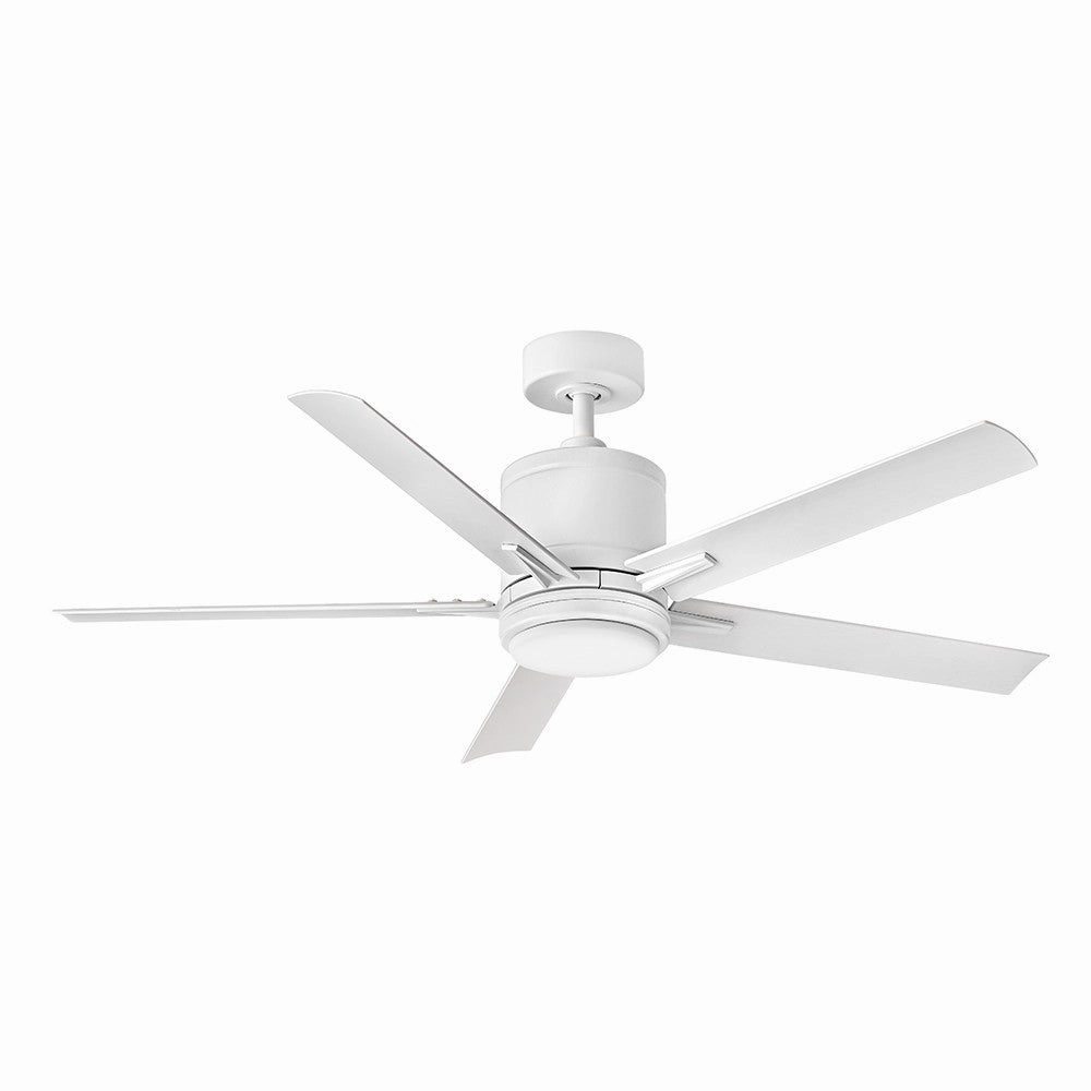 Vail 52" LED Smart Fan Matte White Exterior Fans FANS clearance sale
