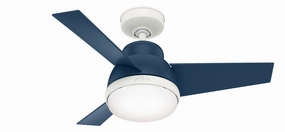 Valda 36"Ceiling Fan Indigo Blue Small Fans FANS special offer