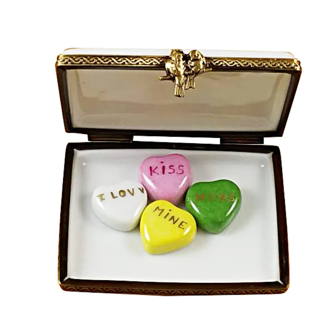 Valentine Envelope with Hearts Limoges Limoges Boxes collectors shop