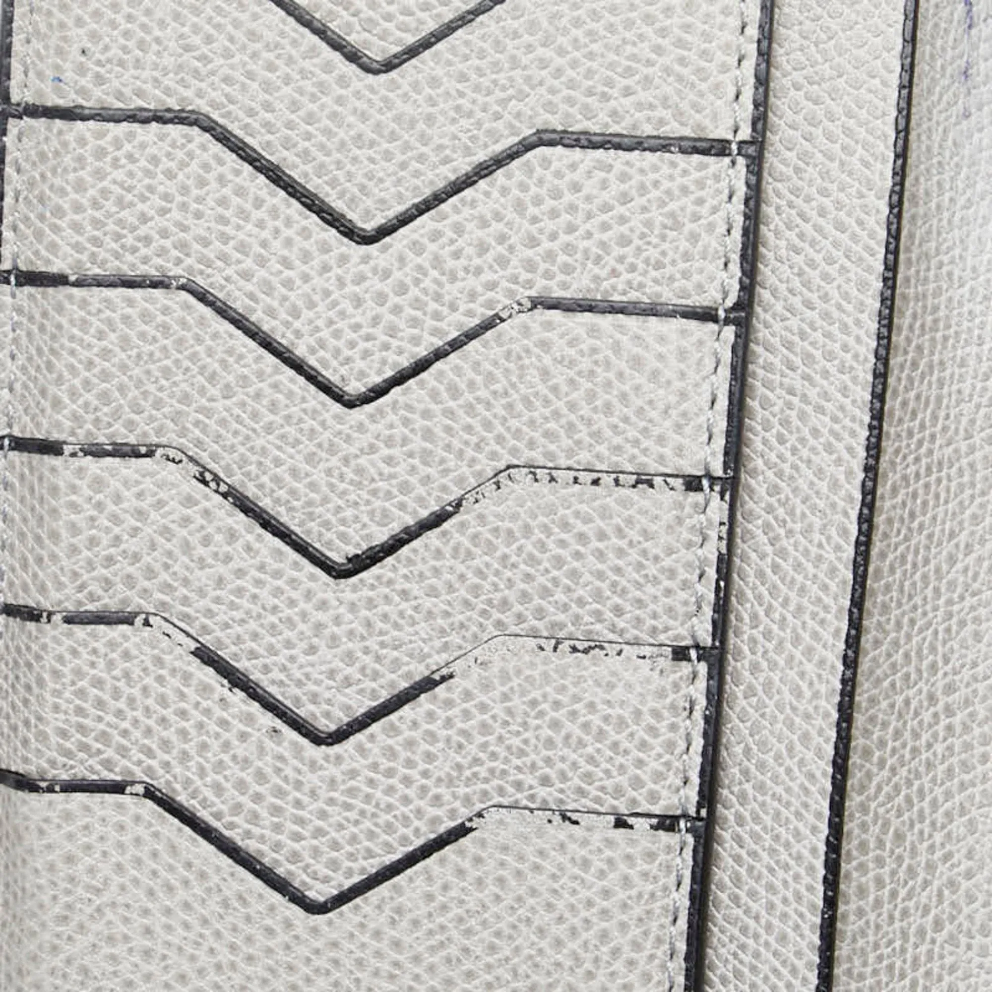 Valextra Leather Long Bill Wallet (Bi-Fold) (Pre-Owned)
