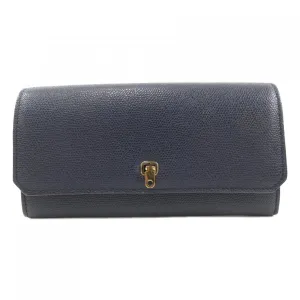 Valextra Leather Long Wallet (Bi-Fold) (Pre-Owned)