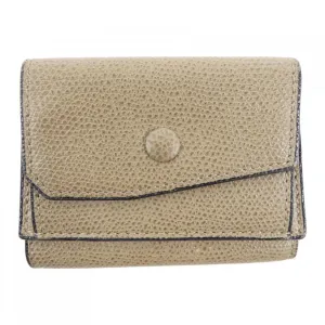 Valextra Leather Wallet (Tri-Fold) (Pre-Owned)