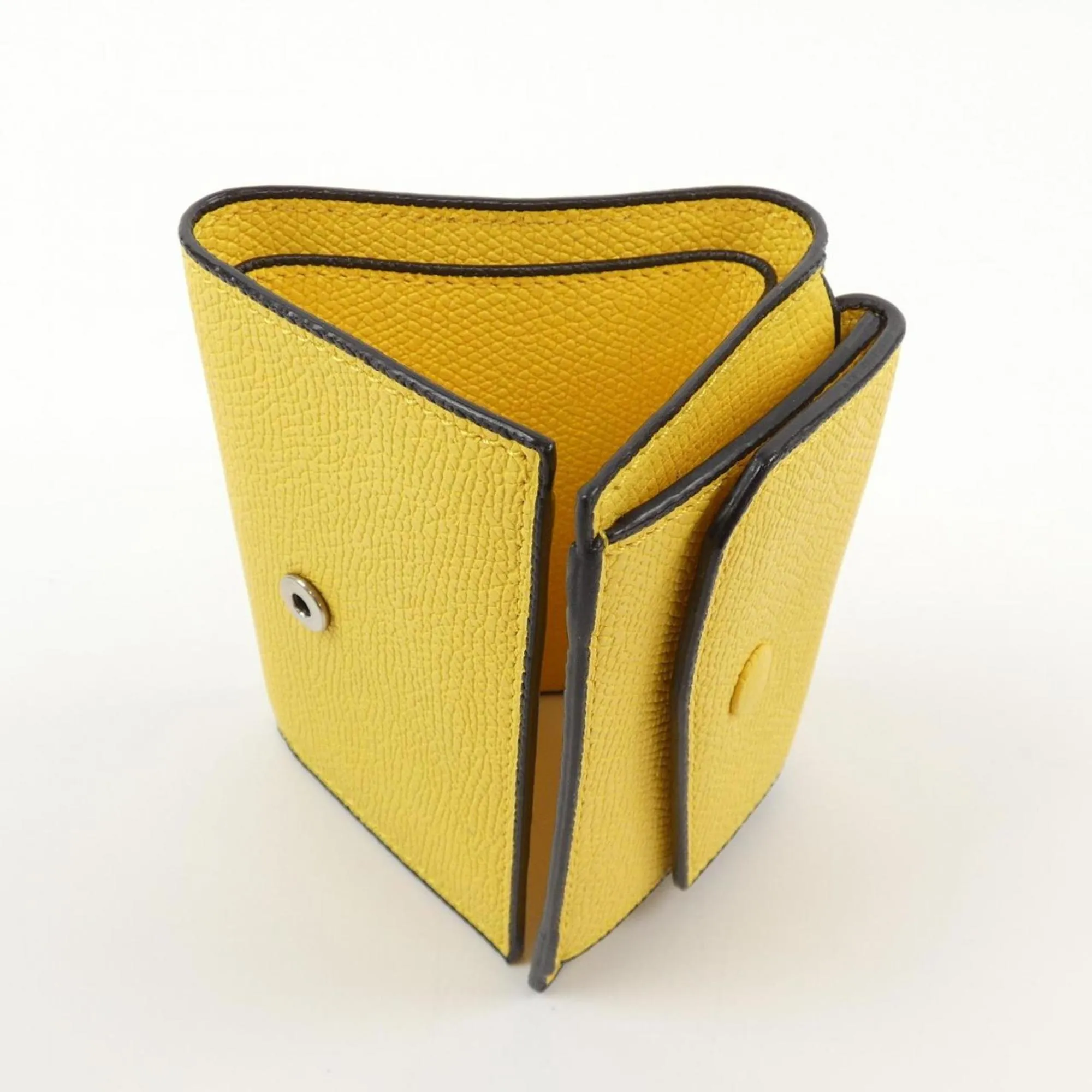 Valextra Leather Wallet (Tri-Fold) (Pre-Owned)