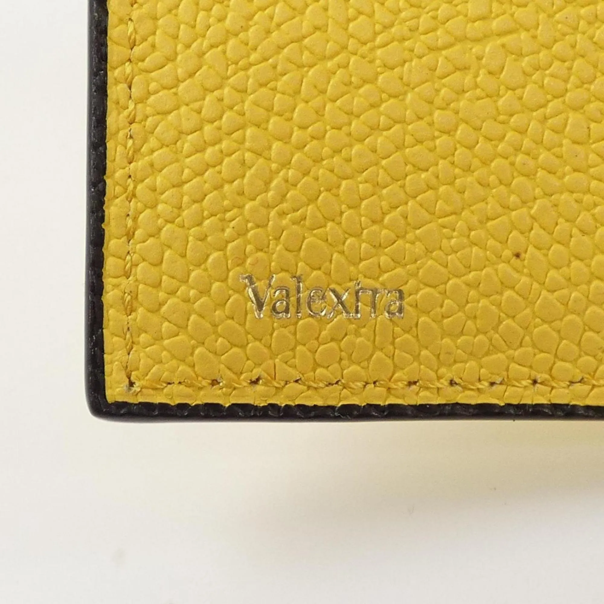 Valextra Leather Wallet (Tri-Fold) (Pre-Owned)