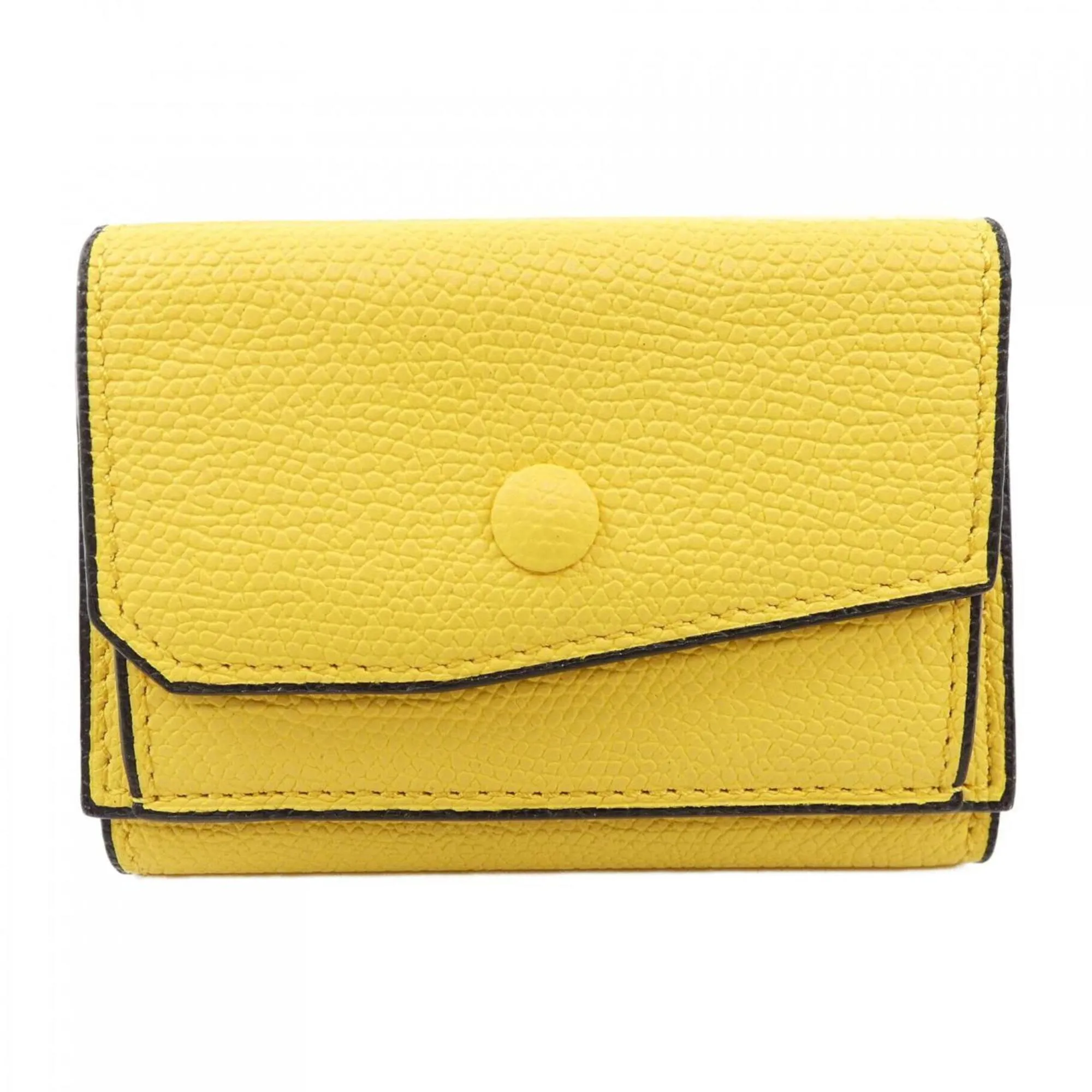 Valextra Leather Wallet (Tri-Fold) (Pre-Owned)