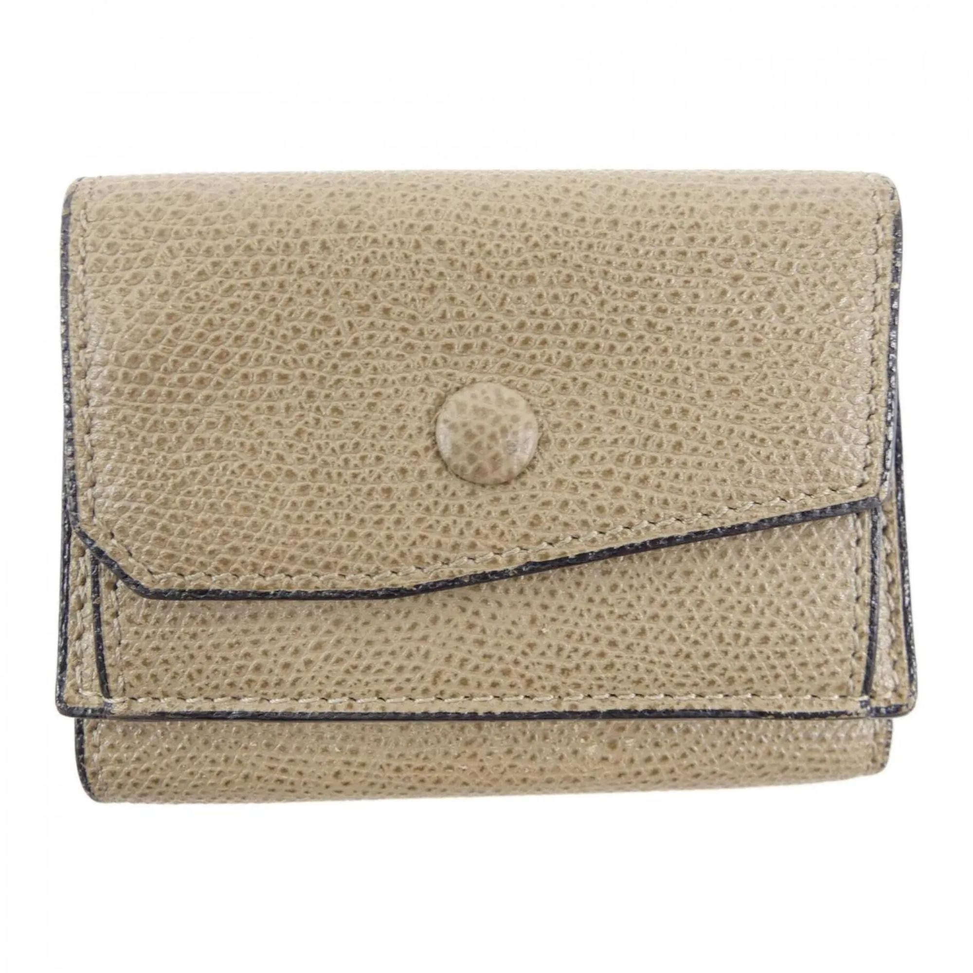 Valextra Leather Wallet (Tri-Fold) (Pre-Owned)