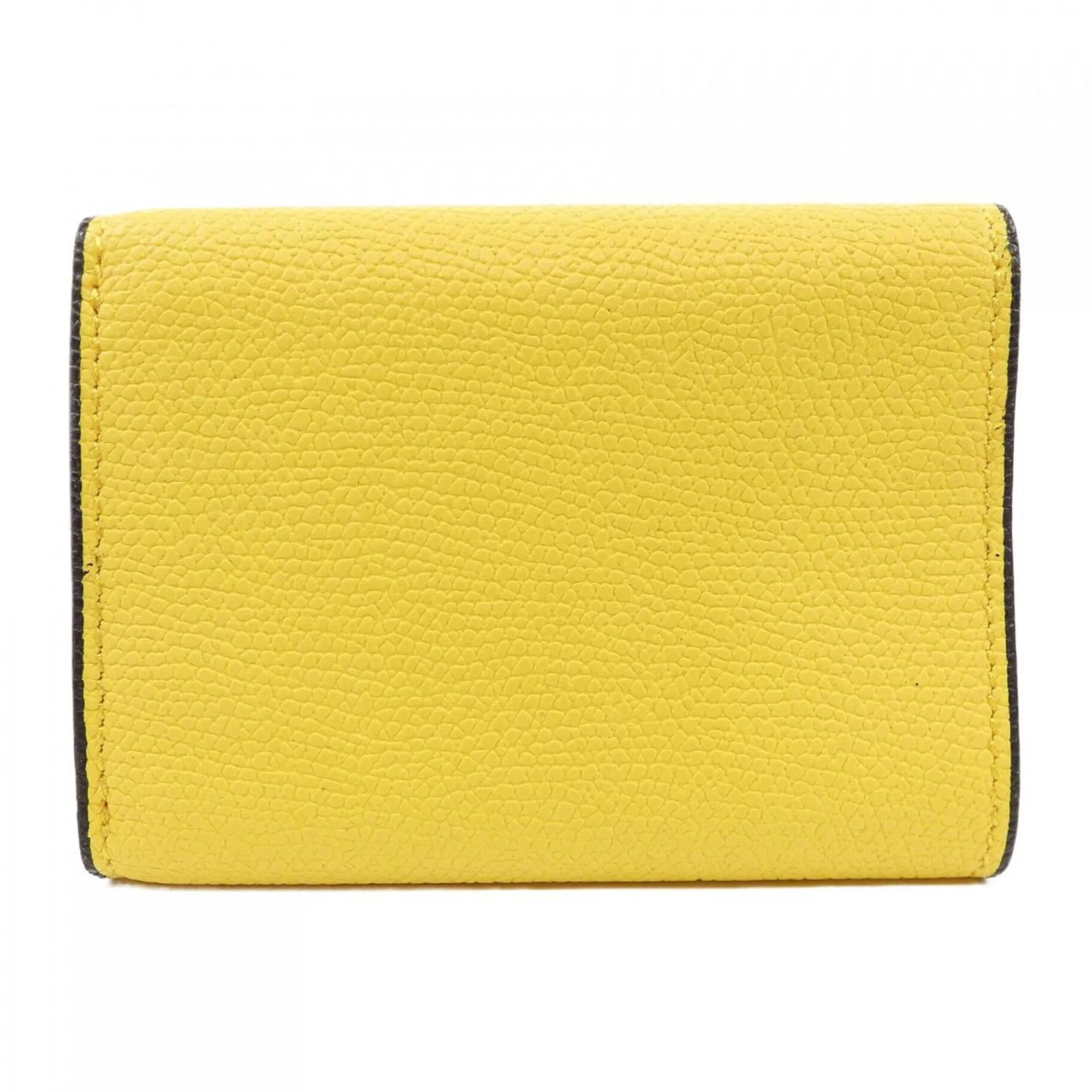 Valextra Leather Wallet (Tri-Fold) (Pre-Owned)