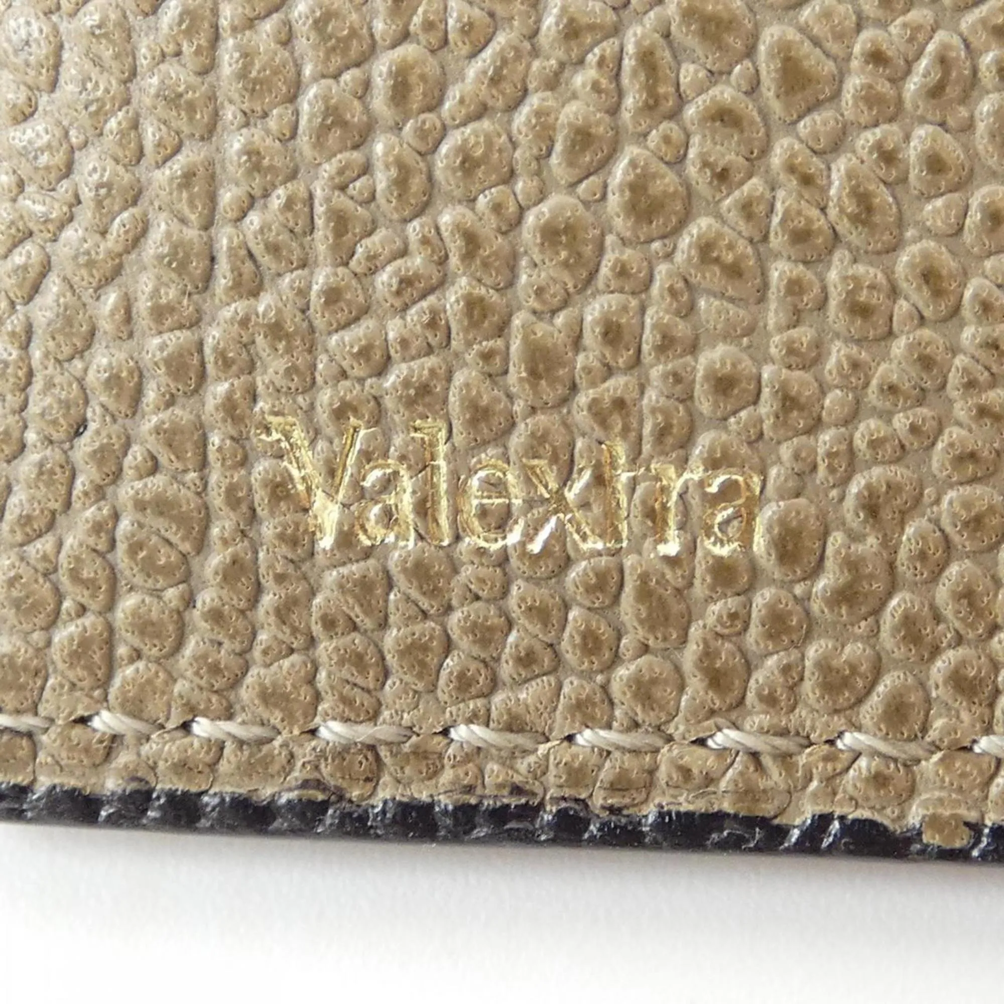 Valextra Leather Wallet (Tri-Fold) (Pre-Owned)