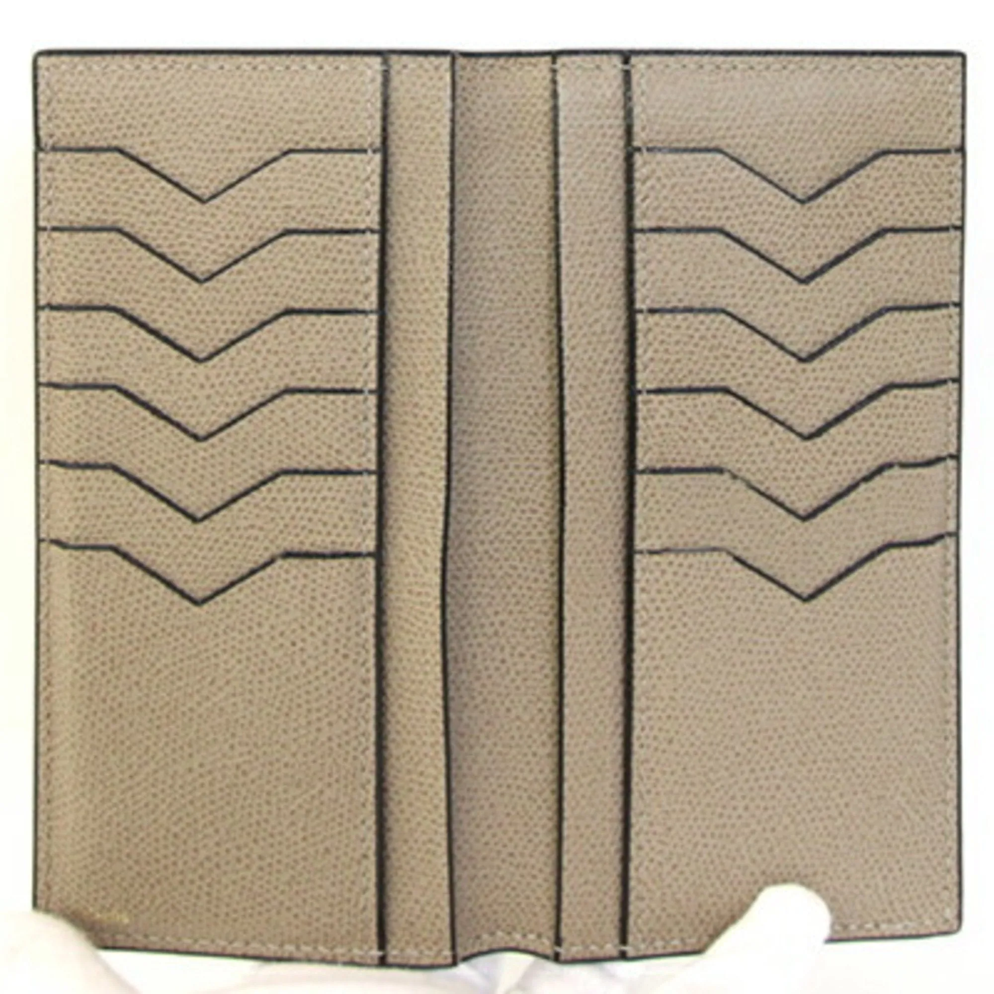 Valextra Oyster Leather Long Bill Wallet (Bi-Fold) (Pre-Owned)