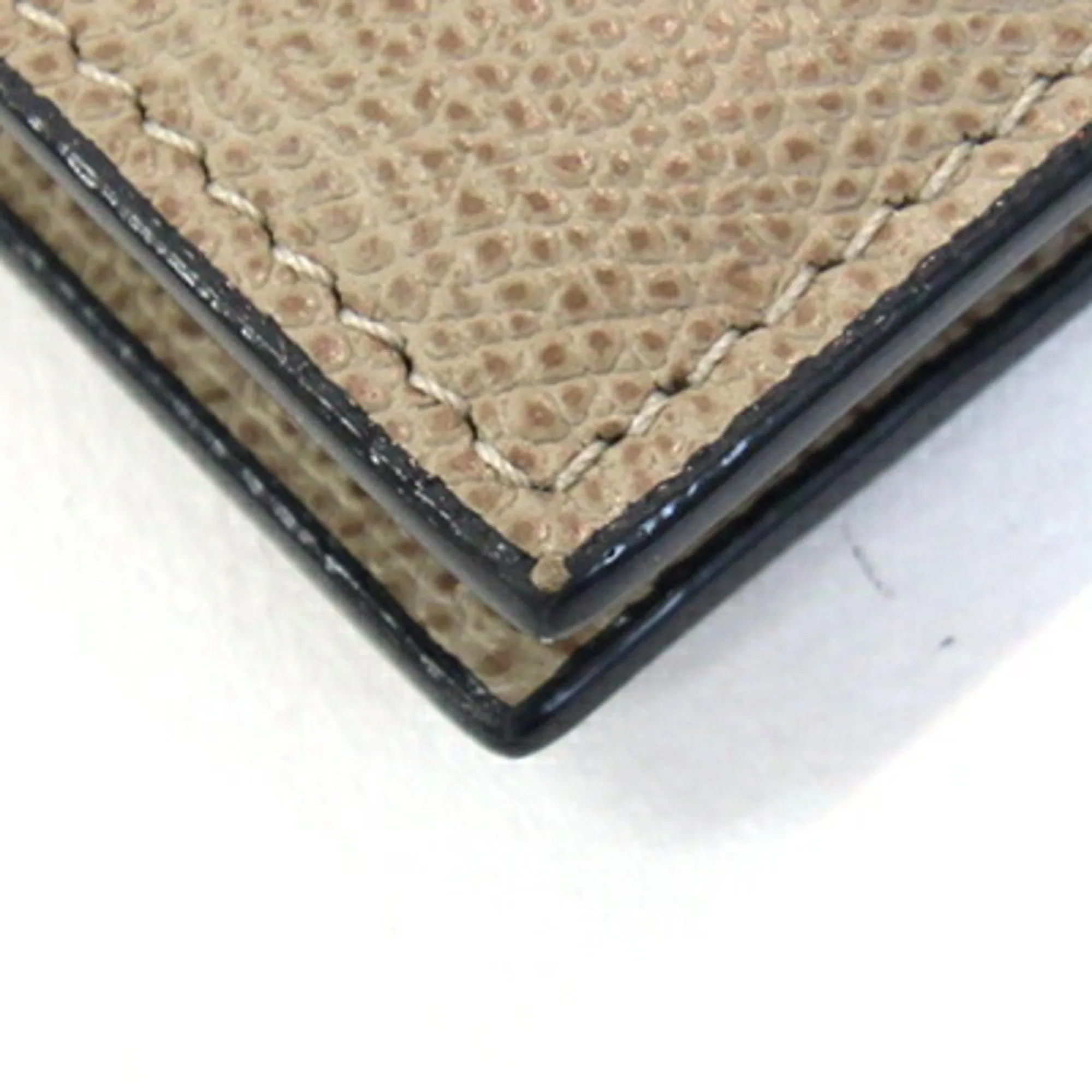 Valextra Oyster Leather Long Bill Wallet (Bi-Fold) (Pre-Owned)