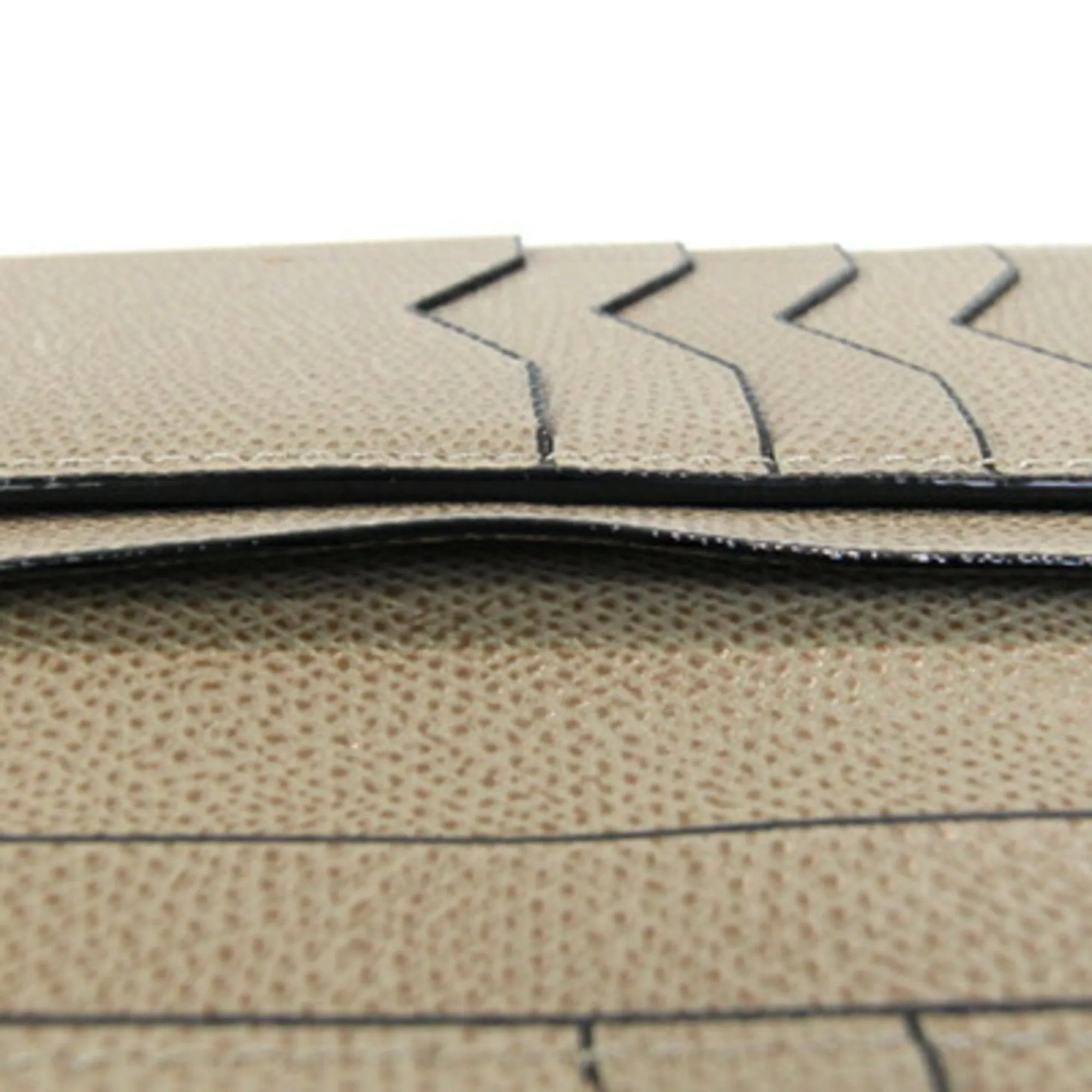 Valextra Oyster Leather Long Bill Wallet (Bi-Fold) (Pre-Owned)