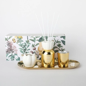 Vanilla Candle & Diffuser Set By Scent Neobee Home Fragrance discount