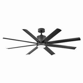 Vantage 66" LED Smart Fan Matte Black Exterior Fans FANS clearance sale