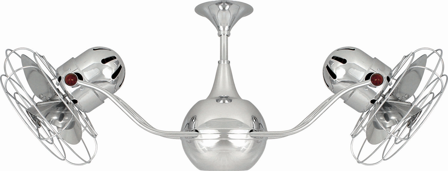 Vent-Bettina 42"Ceiling Fan Polished Chrome Small Room Fans sale