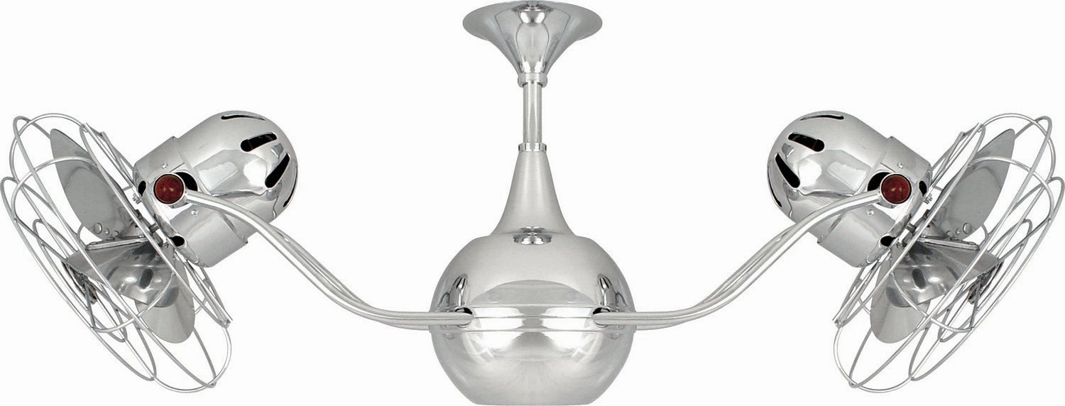 Vent-Bettina 42"Ceiling Fan Polished Chrome Small Room Fans sale