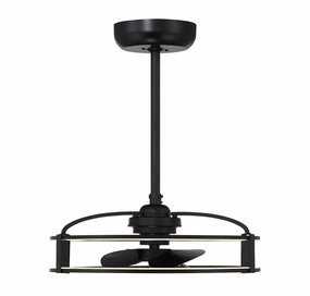 Vesta LED Fan D'Lier Matte Black Fandeliers FANS on sale now
