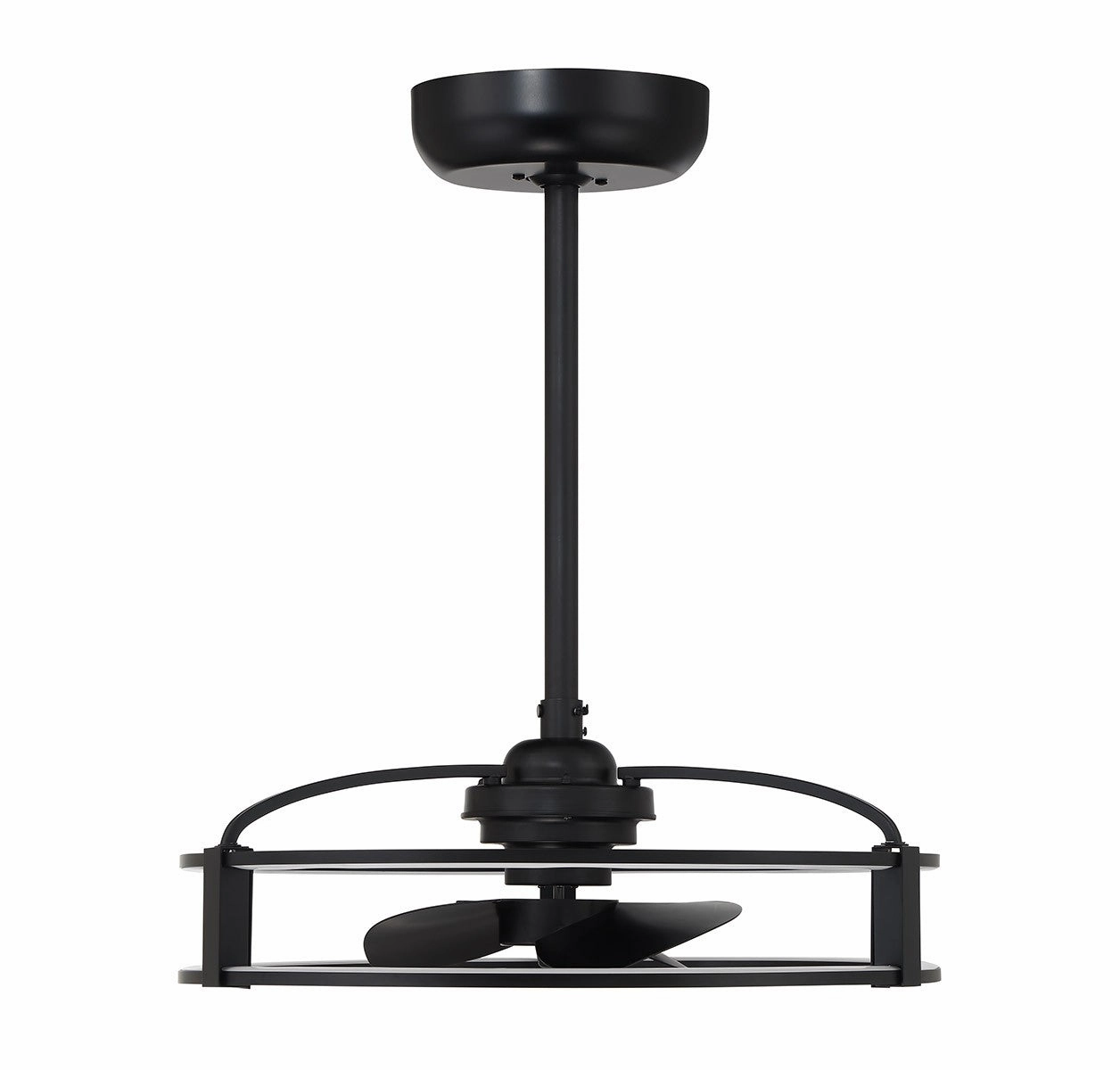 Vesta LED Fan D'Lier Matte Black Fandeliers at discount prices
