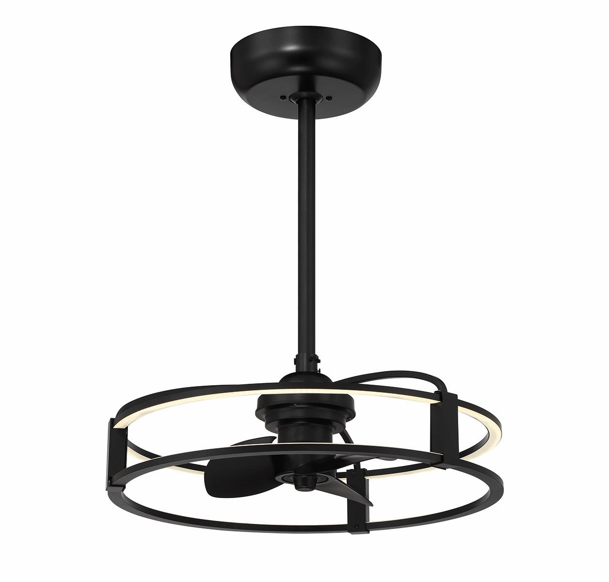 Vesta LED Fan D'Lier Matte Black Fandeliers at discount prices