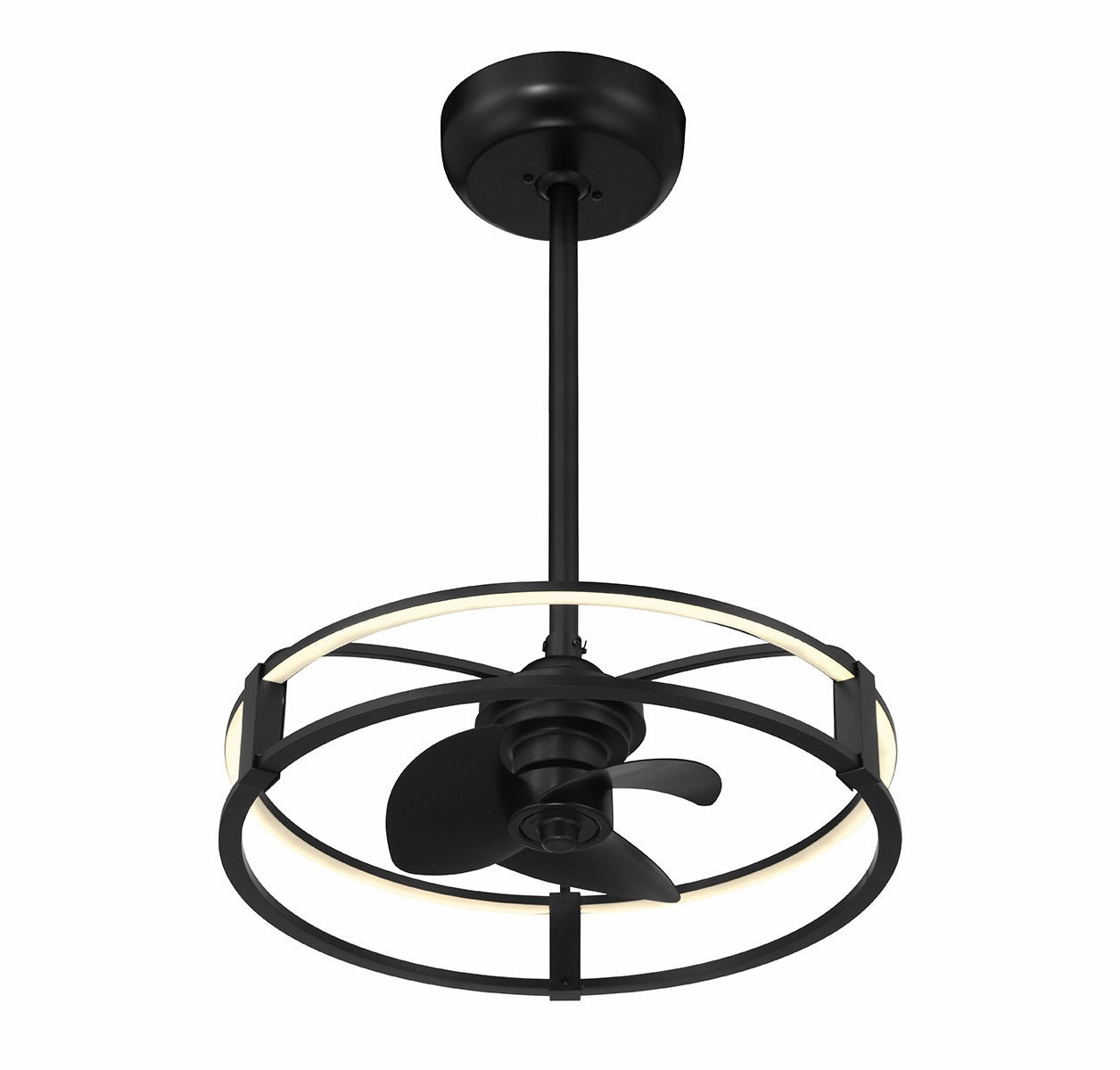 Vesta LED Fan D'Lier Matte Black Fandeliers at discount prices