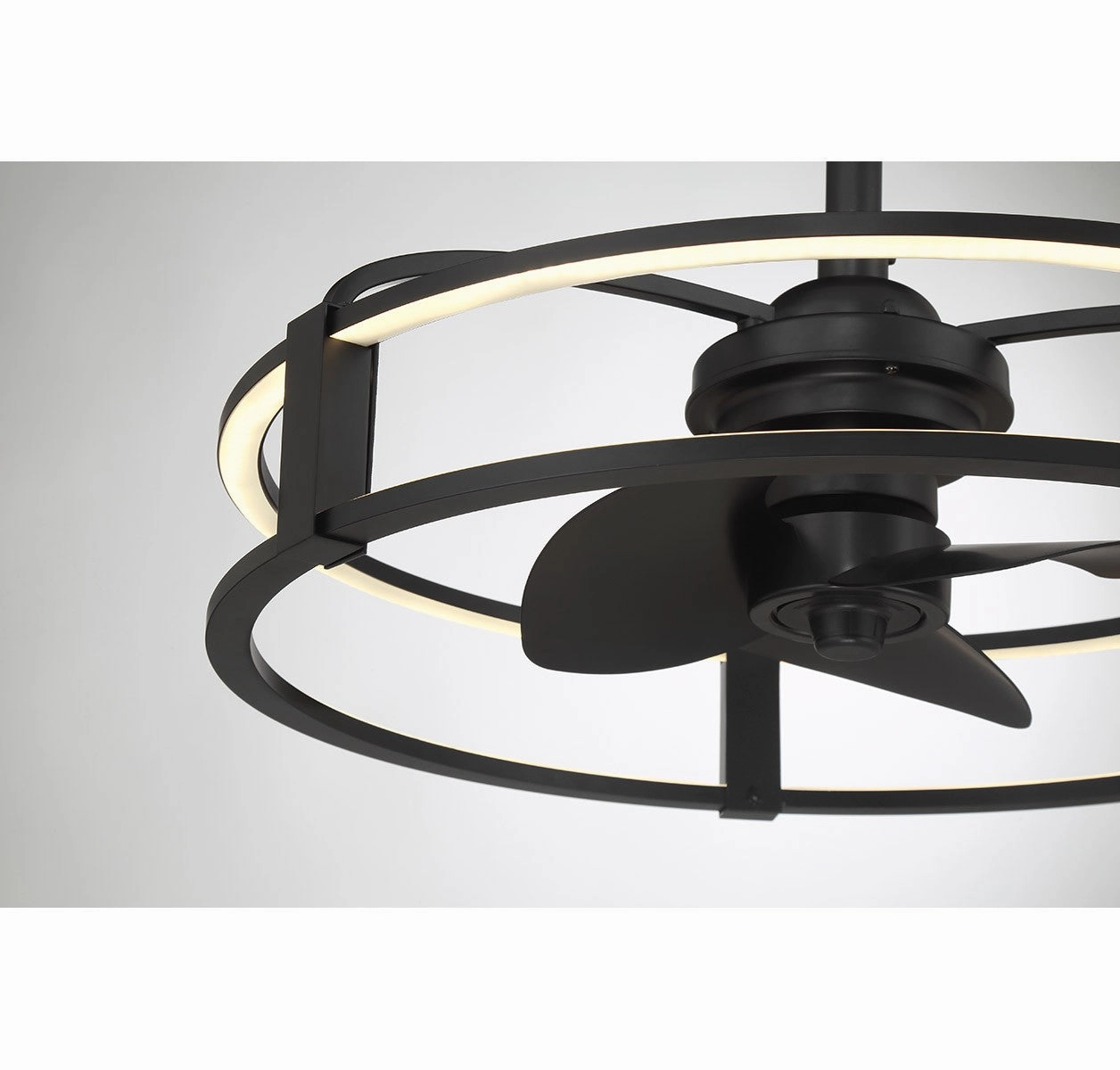 Vesta LED Fan D'Lier Matte Black Fandeliers at discount prices