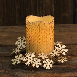 Vintage Snowflake Ring 3.5" Sale on Holiday Decorations