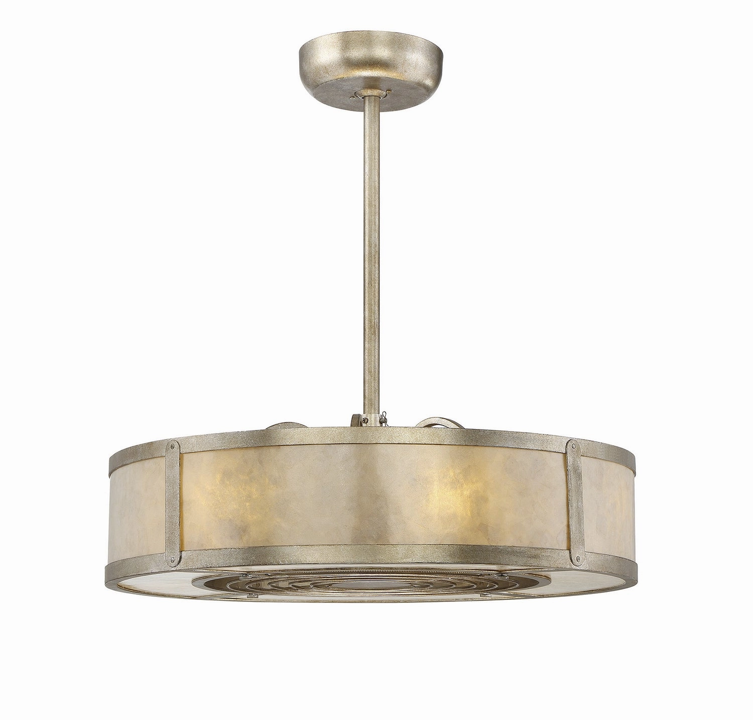 Vireo Six Light Fan D'lier Silver Dust Fandeliers FANS on sale now