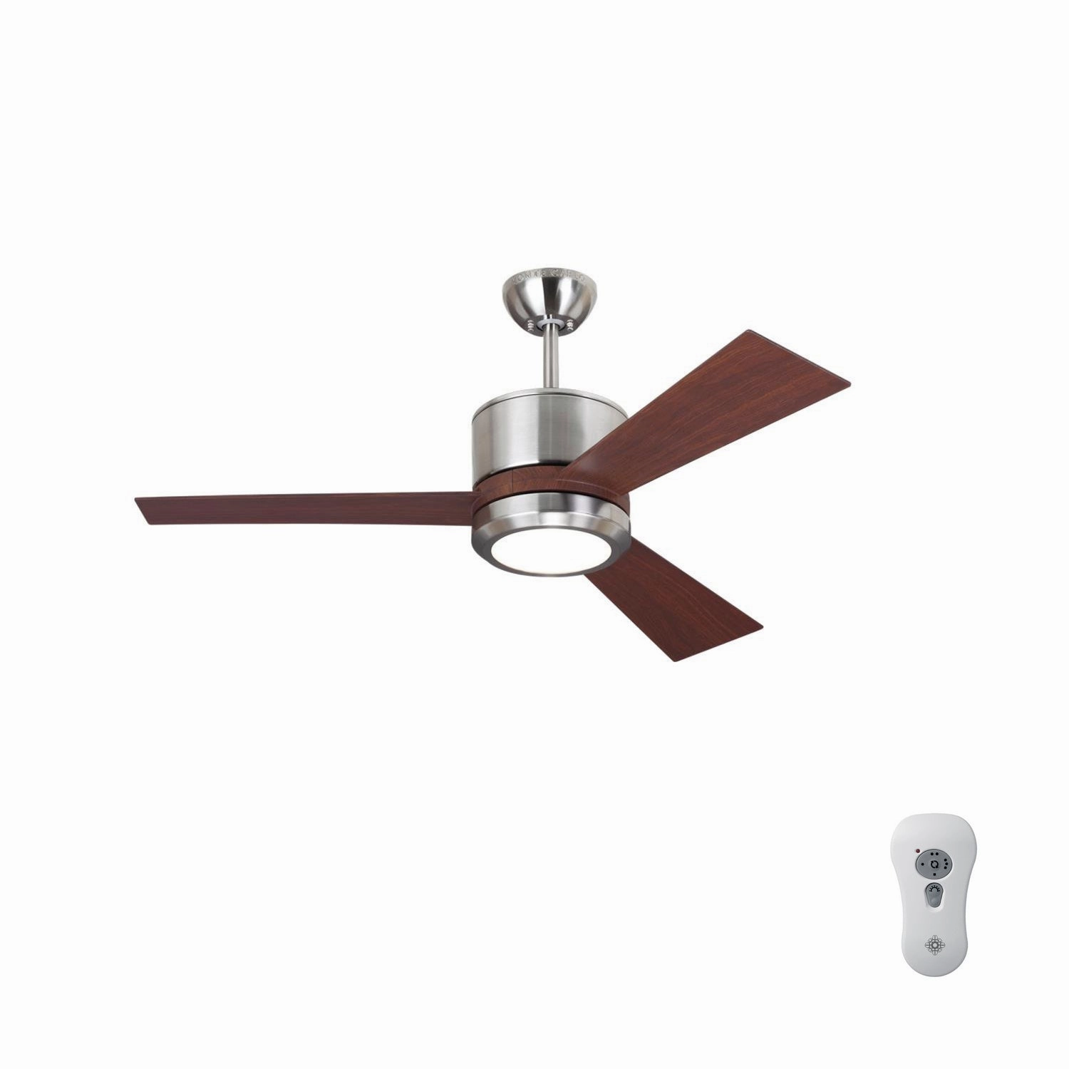 Vision 42"Ceiling Fan Brushed Steel Mini Ceiling Fans promo