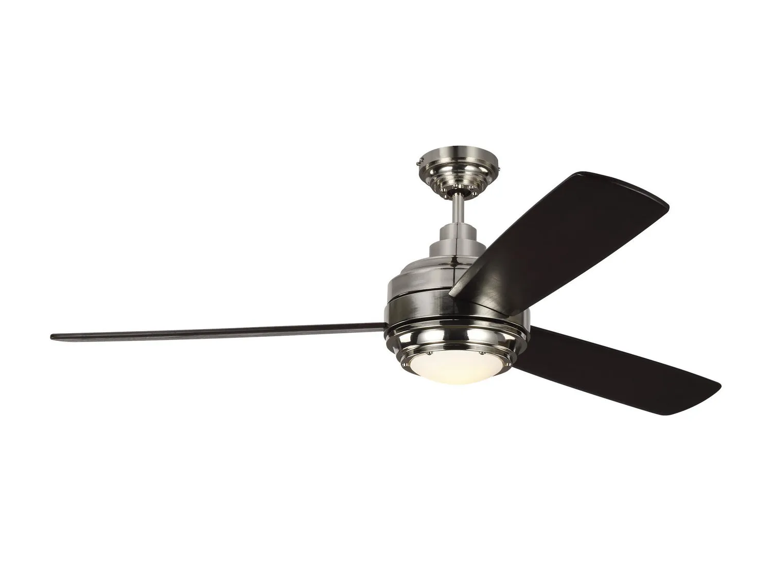 Visual Comfort Fan Aerotour 56 3TAR56PNDMD Ceiling Fan - Polished Nickel, Dark Mahogany/Dark Mahogany/ Hugger Ceiling Fans deals