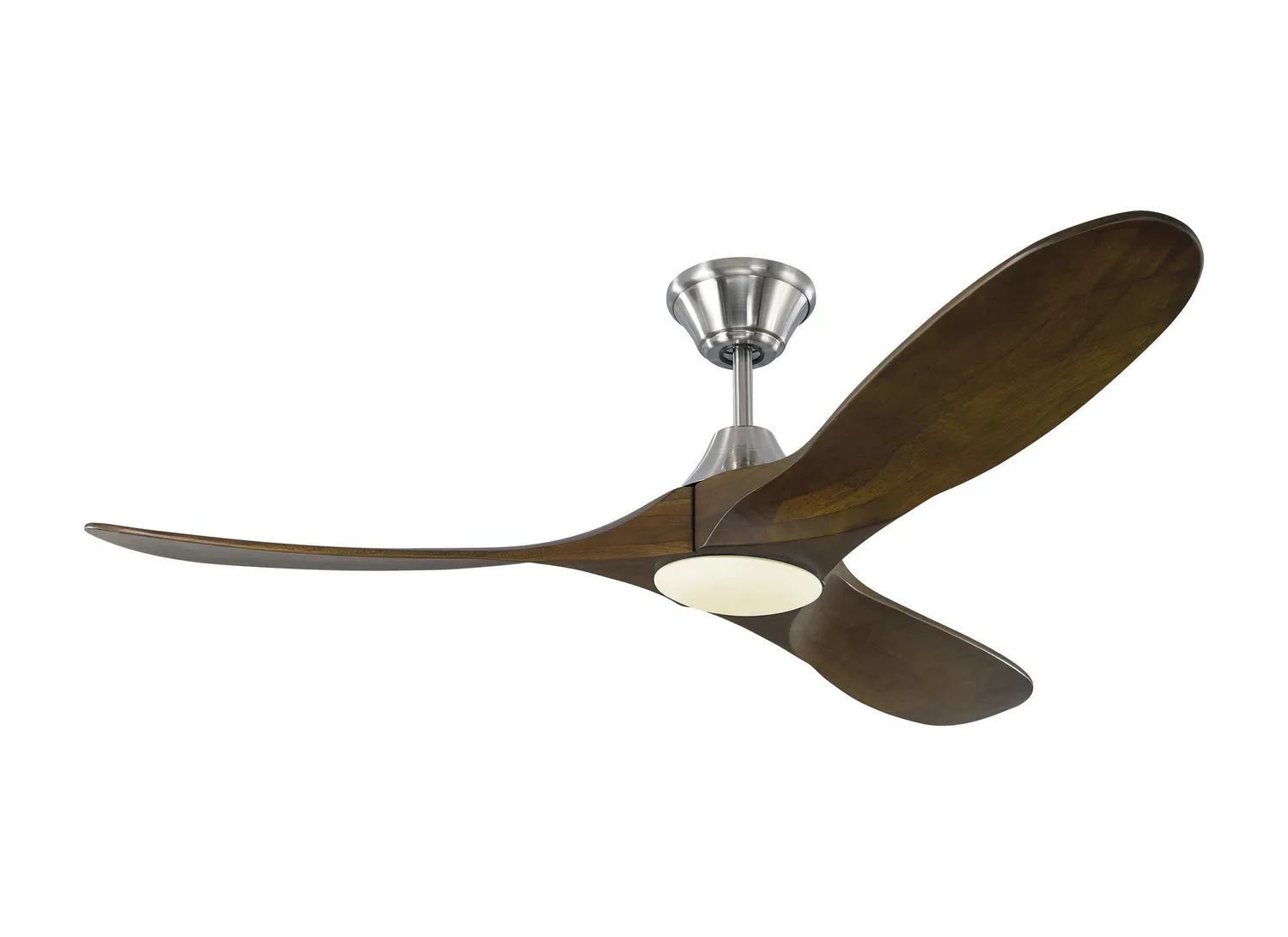 Visual Comfort Fan Maverick DC Indoor/Outdoor Ceiling Fan with Dimmable LED light and 6 Speed Remote Control
