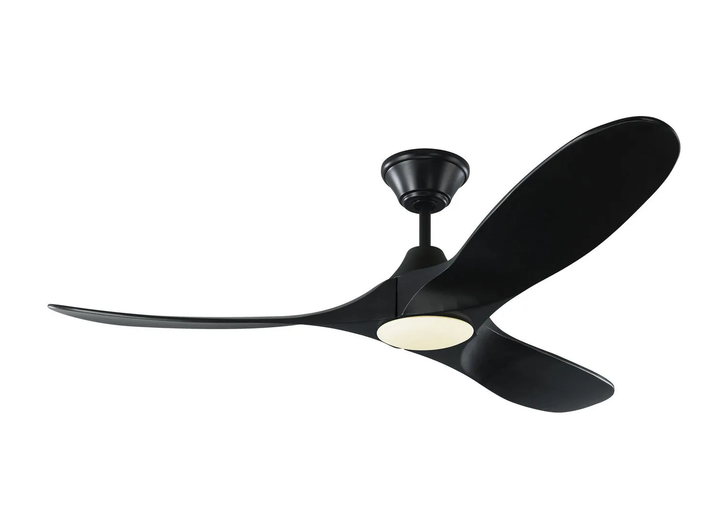 Visual Comfort Fan Maverick DC Indoor/Outdoor Ceiling Fan with Dimmable LED light and 6 Speed Remote Control