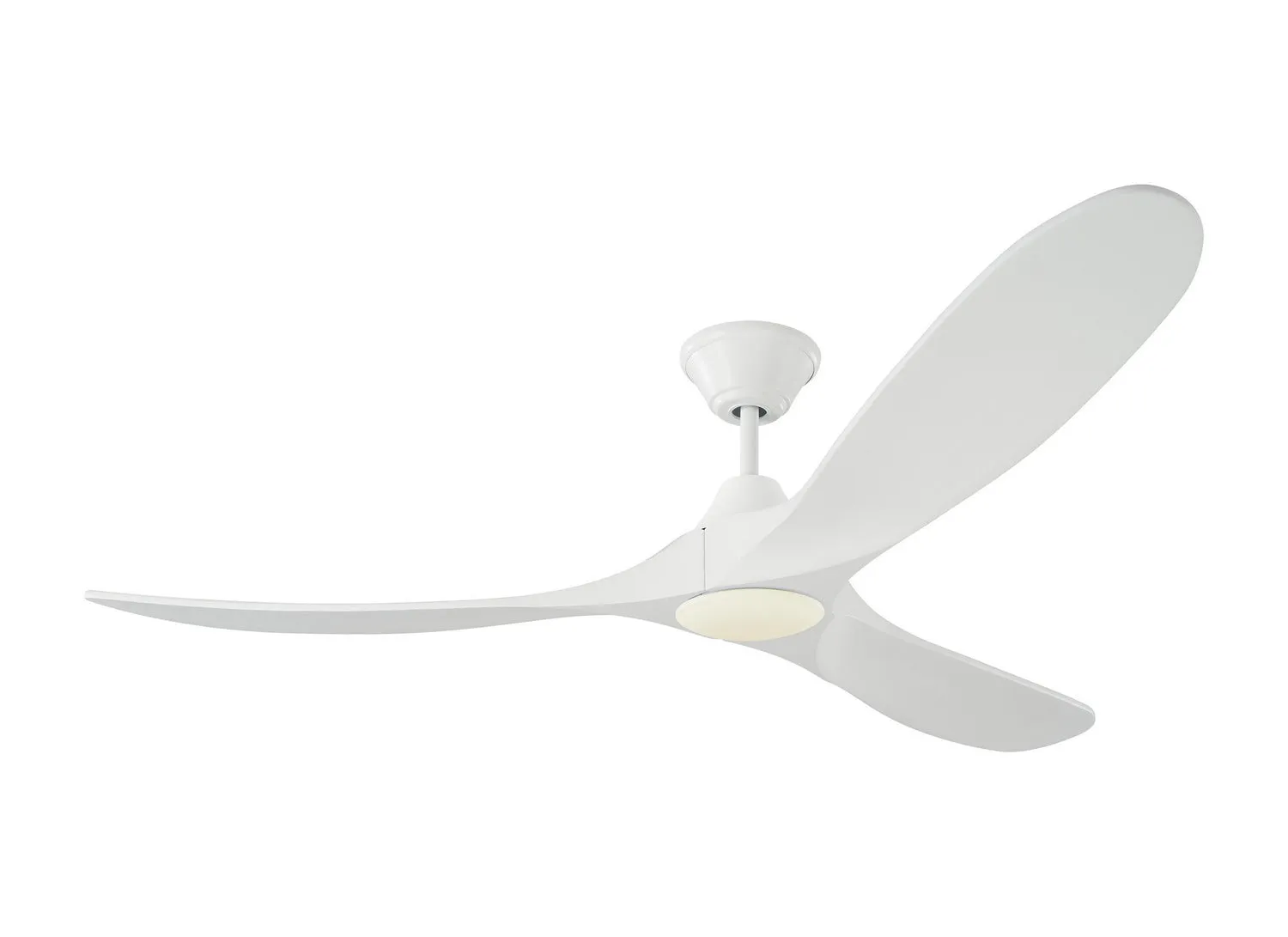 Visual Comfort Fan Maverick DC Indoor/Outdoor Ceiling Fan with Dimmable LED light and 6 Speed Remote Control
