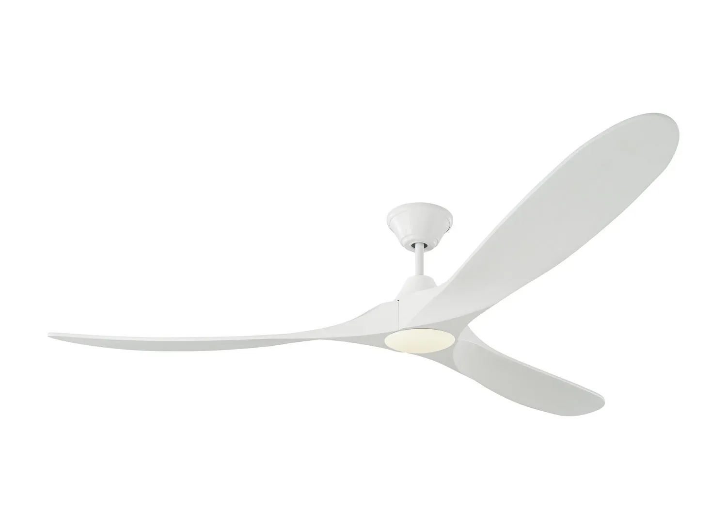 Visual Comfort Fan Maverick DC Indoor/Outdoor Ceiling Fan with Dimmable LED light and 6 Speed Remote Control