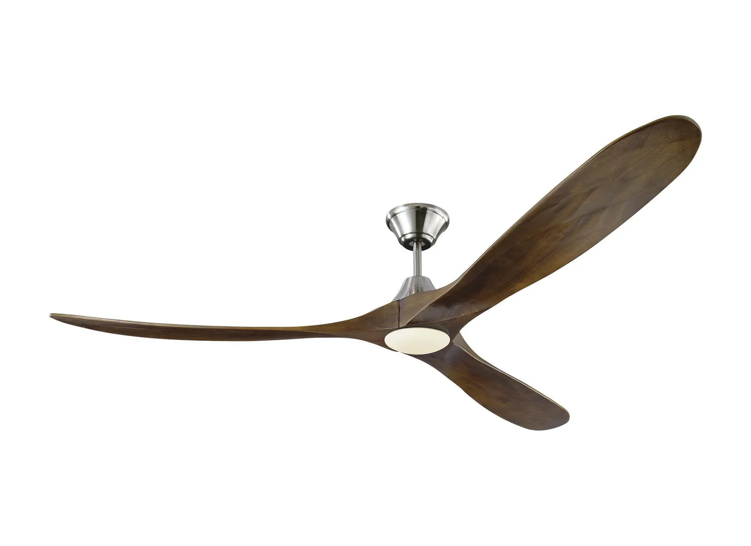 Visual Comfort Fan Maverick DC Indoor/Outdoor Ceiling Fan with Dimmable LED light and 6 Speed Remote Control