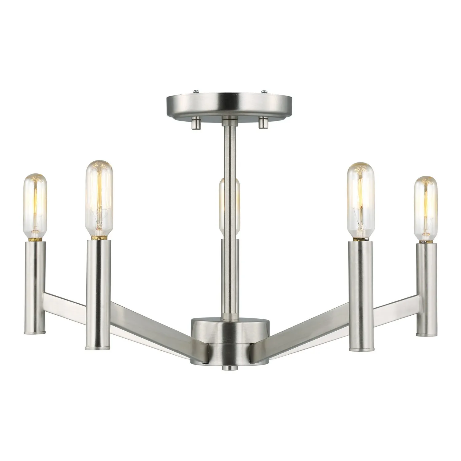 Visual Comfort Studio Five Light Semi-Flush Mount Cheap Low Ceiling Lighting