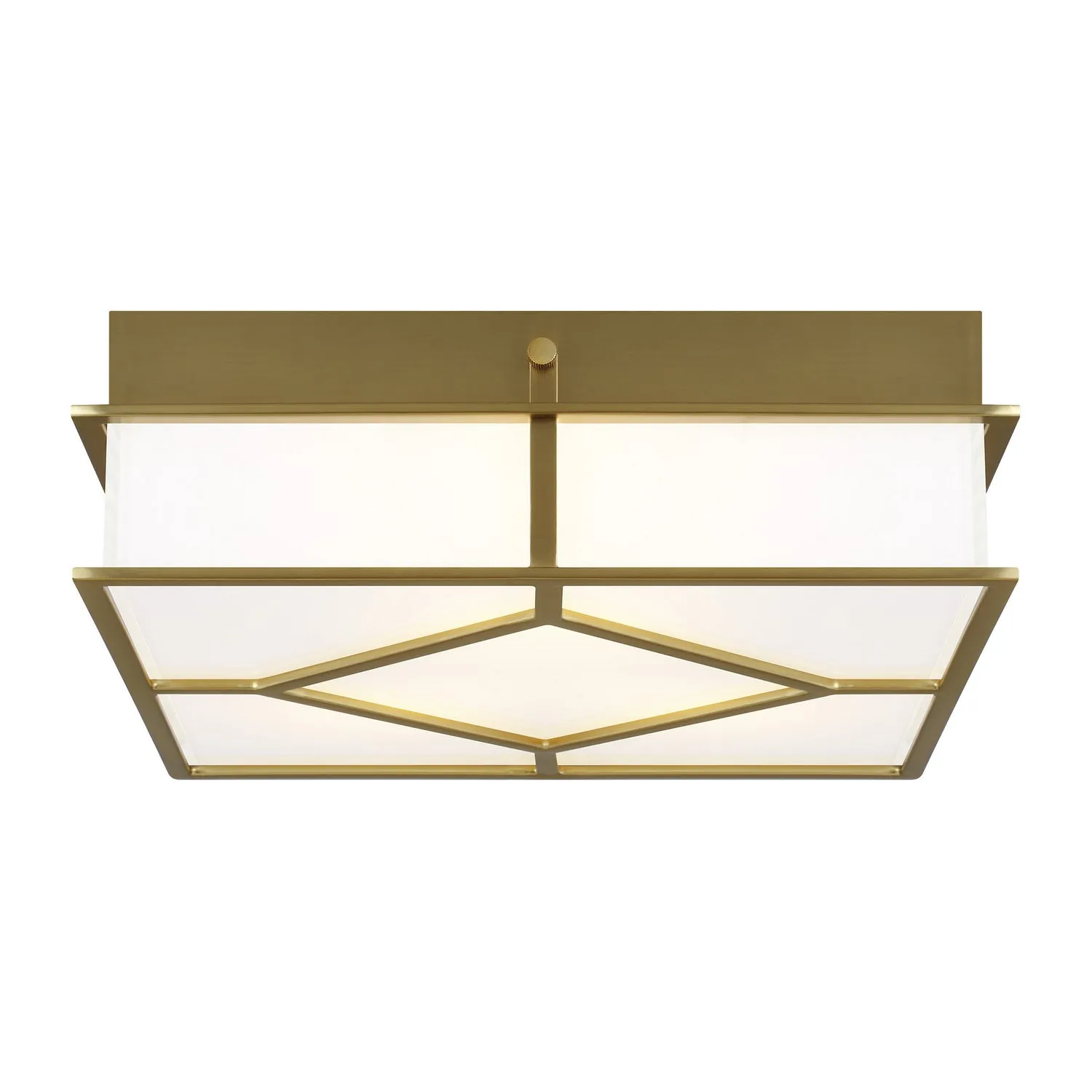 Visual Comfort Studio Three Light Flush Mount Low Ceiling Lights sale