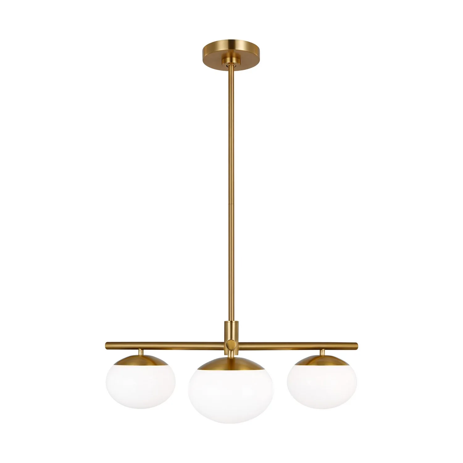 Visual Comfort Studio Three Light Semi Flush Mount Low Ceiling Lights sale