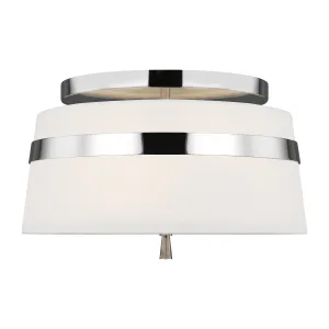 Visual Comfort Studio Three Light Semi-Flush Mount Low Ceiling Lights sale