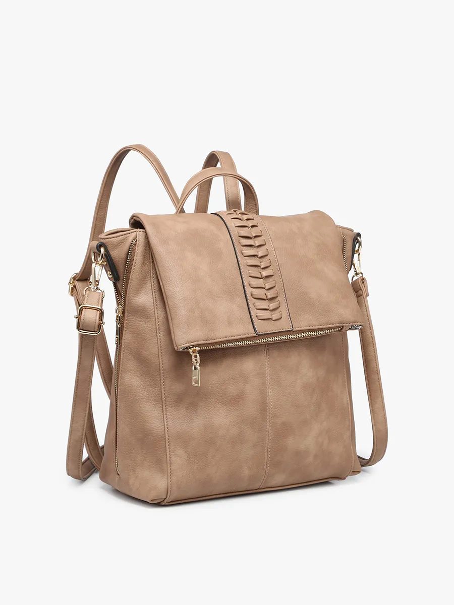 Vivian Vegan Distressed Backpack