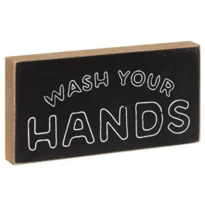 *Wash Your Hands Block 2 Asstd. Decorative Accessories ON SALE