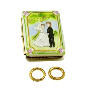Wedding Book Limoges Collectible Boxes Rare Find