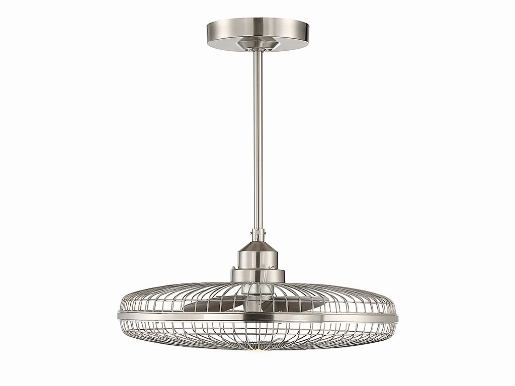 Wetherby LED Fan D'Lier Satin Nickel Fandeliers FANS on sale now