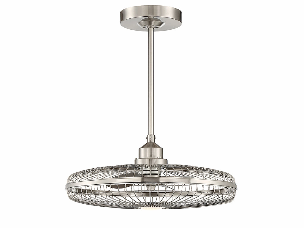 Wetherby LED Fan D'Lier Satin Nickel Fandeliers at discount prices
