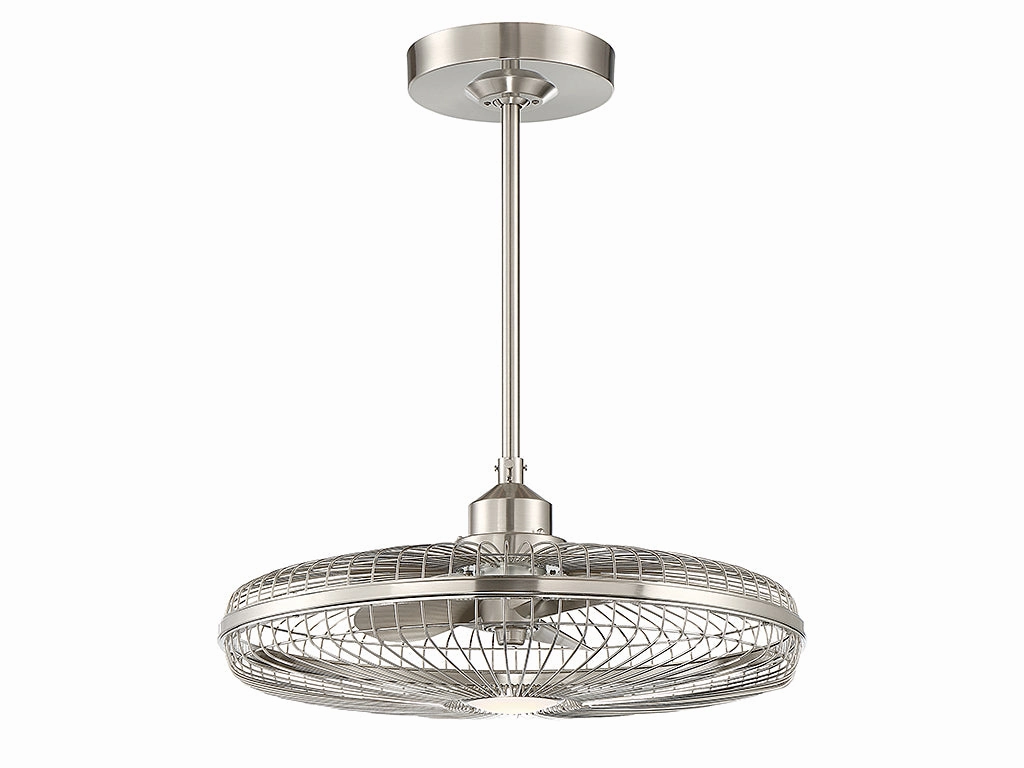 Wetherby LED Fan D'Lier Satin Nickel Fandeliers at discount prices
