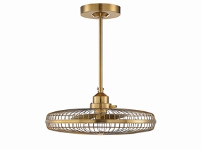 Wetherby LED Fan D'Lier Warm Brass Fandeliers FANS on sale now