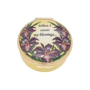 When I Count My Blessings Enamel Box Jewelry Trays Organizer Pack