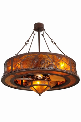 Whispering Pines 11 Light Chandel-Air Small Fans FANS special offer