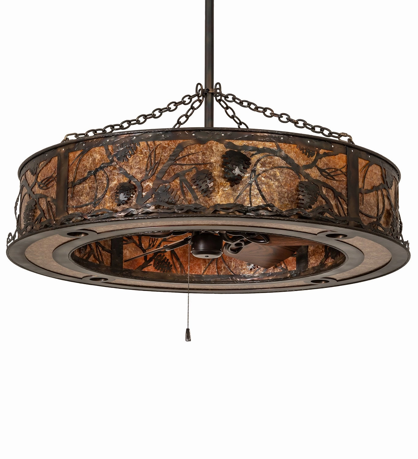 Whispering Pines 12 Light Chandel-Air Fandeliers at discount prices