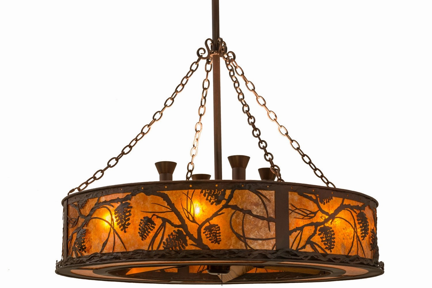 Whispering Pines 12 Light Chandel-Air Fandeliers FANS on sale now
